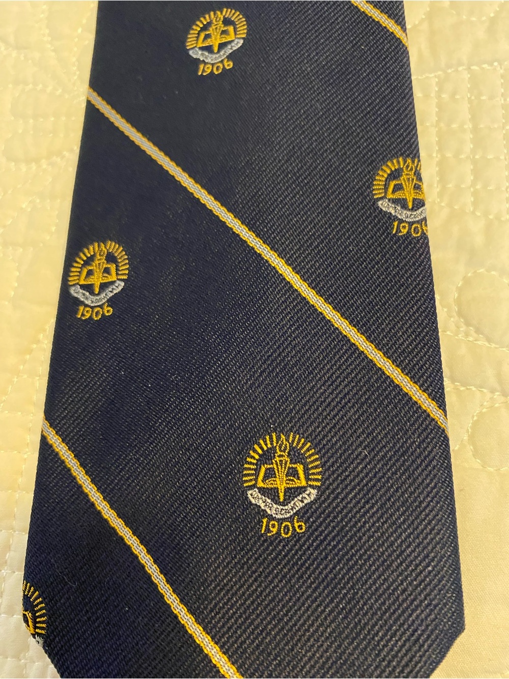 WM-CHELSEA LTD. Men's Navy and Gold Tie
Kinkaid School Houston Tx - Picture 6 of 9